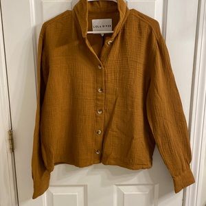 Lola River gauze button up
